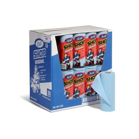 Kc Scott Scott Shop Towels 1650 wipers/case, 55 wipers/roll, 30 rolls/case 10.4" L x 11" W, 1650PK WIP75130